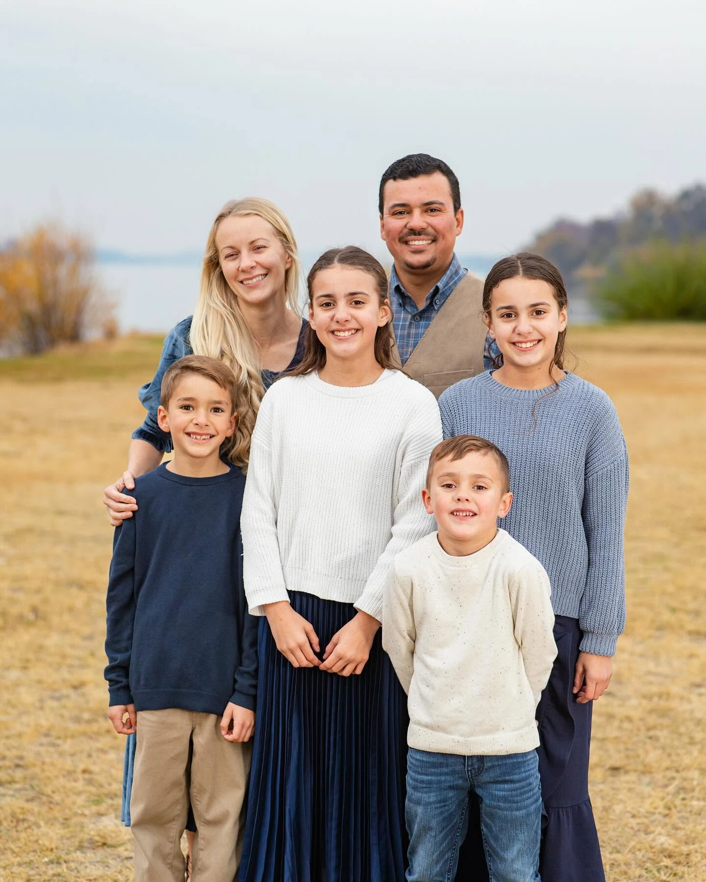 Jono Alano with his family